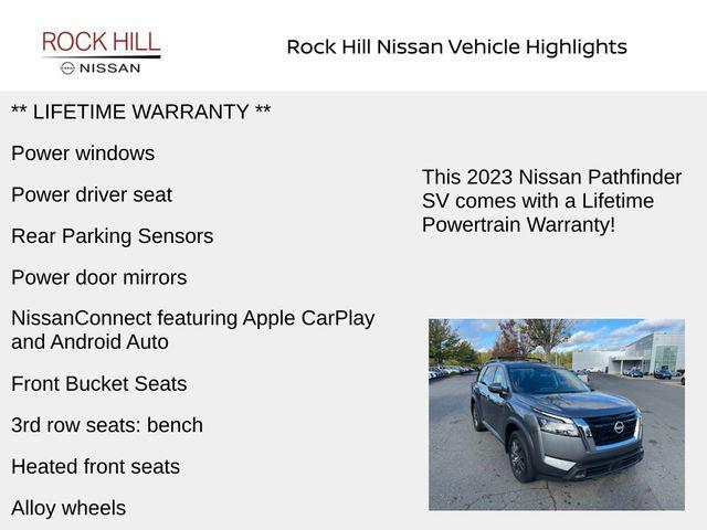 used 2023 Nissan Pathfinder car, priced at $29,995