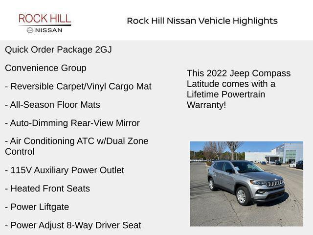 used 2022 Jeep Compass car, priced at $20,548