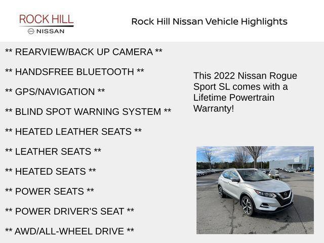 used 2022 Nissan Rogue Sport car, priced at $19,998