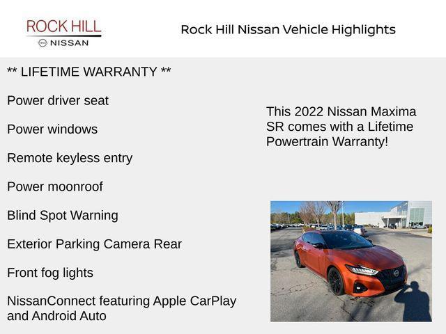 used 2022 Nissan Maxima car, priced at $28,699