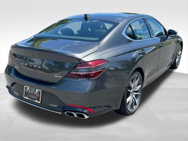 used 2023 Genesis G70 car, priced at $27,572