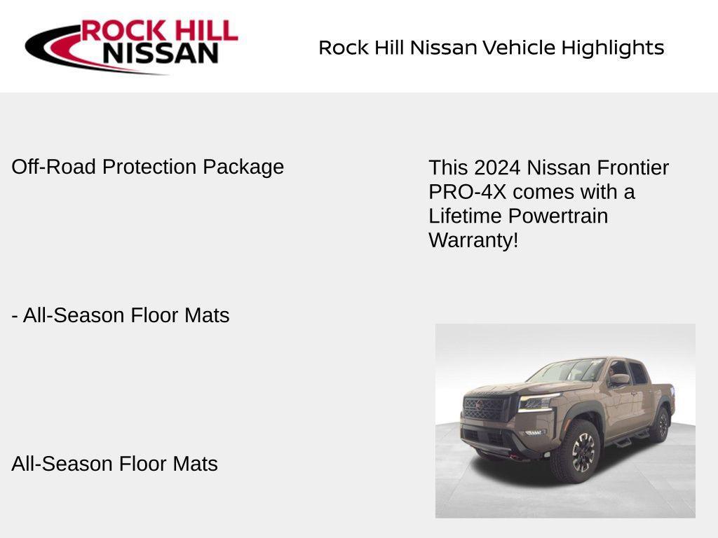 used 2024 Nissan Frontier car, priced at $36,855