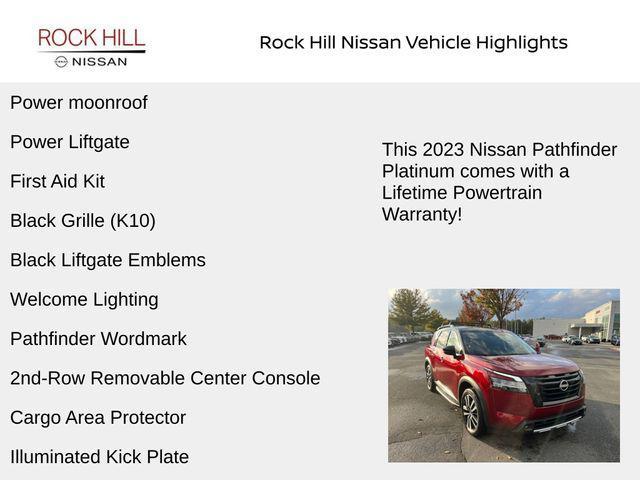 used 2023 Nissan Pathfinder car, priced at $38,259