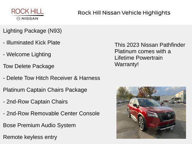 used 2023 Nissan Pathfinder car, priced at $38,259