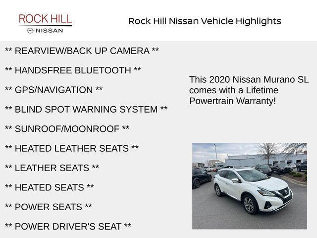 used 2020 Nissan Murano car, priced at $21,638