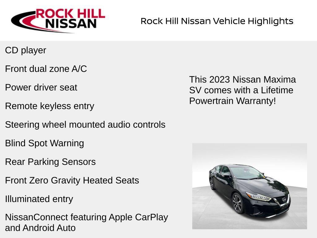used 2023 Nissan Maxima car, priced at $22,118
