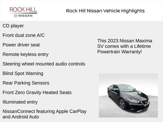 used 2023 Nissan Maxima car, priced at $23,678