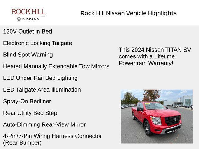 used 2024 Nissan Titan car, priced at $40,143