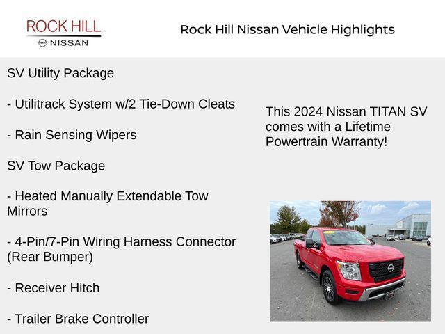 used 2024 Nissan Titan car, priced at $40,143