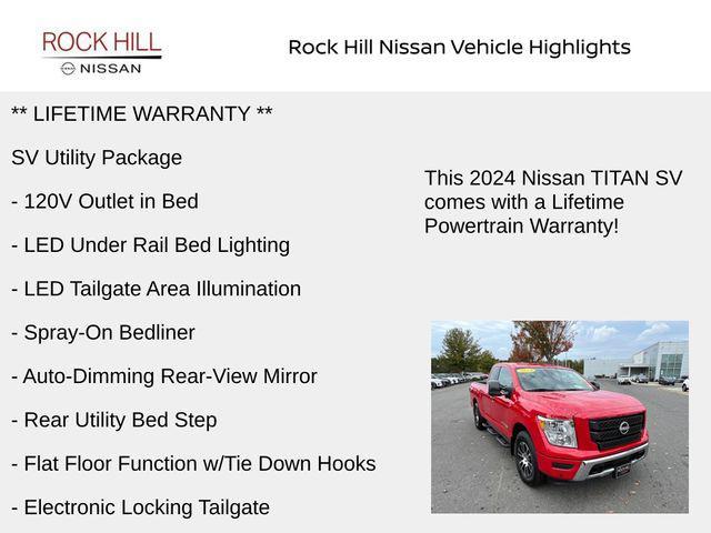 used 2024 Nissan Titan car, priced at $40,143