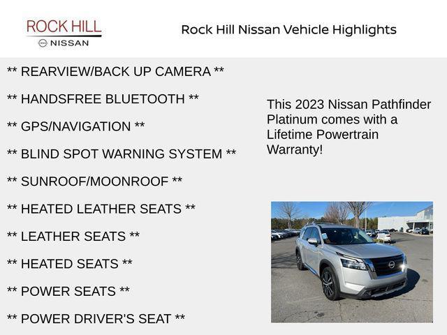 used 2023 Nissan Pathfinder car, priced at $34,493