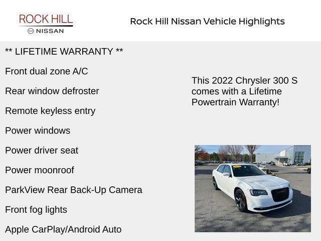 used 2022 Chrysler 300 car, priced at $22,650