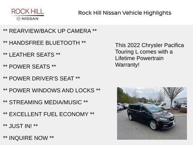 used 2022 Chrysler Pacifica car, priced at $19,935