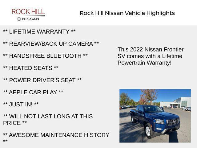 used 2022 Nissan Frontier car, priced at $22,852