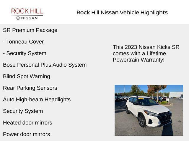 used 2023 Nissan Kicks car, priced at $19,995