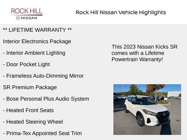 used 2023 Nissan Kicks car, priced at $19,995