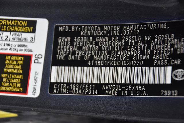 used 2012 Toyota Camry Hybrid car, priced at $8,450