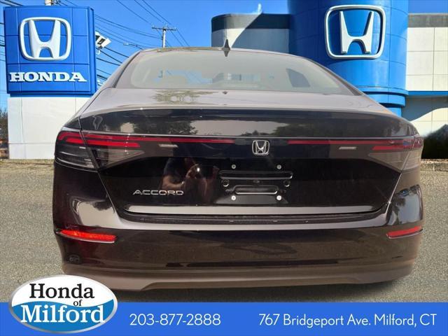 new 2025 Honda Accord car, priced at $29,445