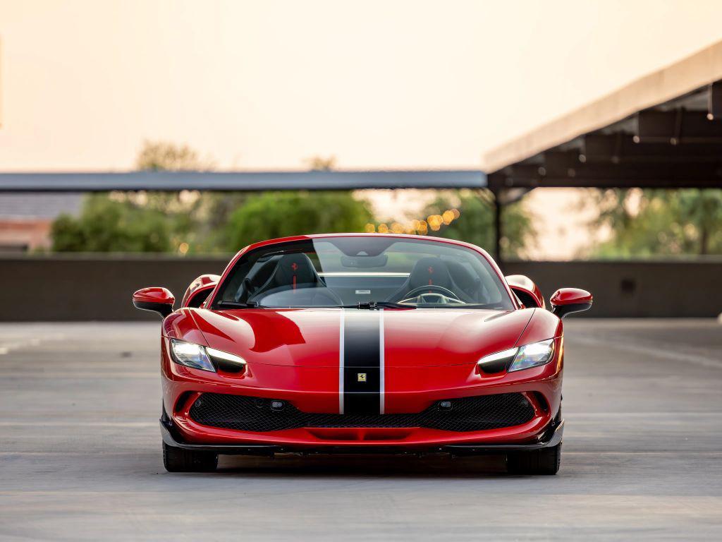 used 2024 Ferrari 296 GTS car, priced at $549,000