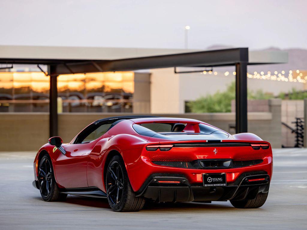 used 2024 Ferrari 296 GTS car, priced at $549,000