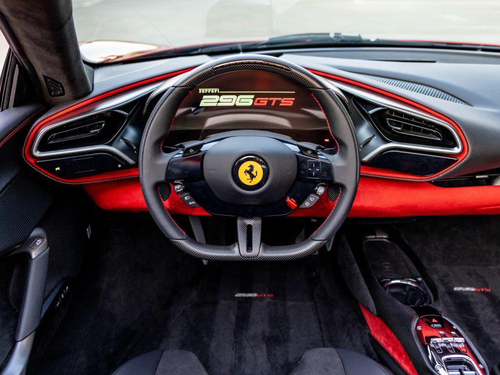 used 2024 Ferrari 296 GTS car, priced at $549,000