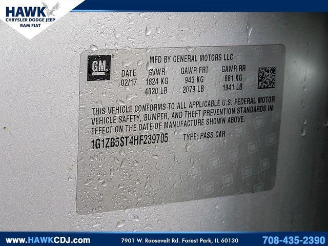 used 2017 Chevrolet Malibu car, priced at $11,103