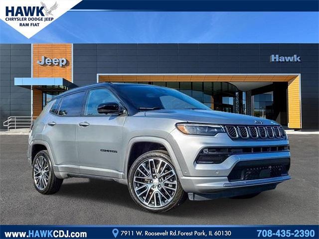 used 2023 Jeep Compass car, priced at $28,217