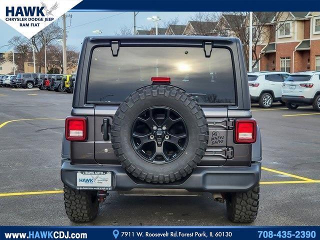 used 2021 Jeep Wrangler car, priced at $28,900