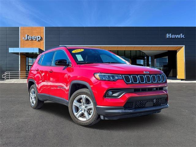 used 2024 Jeep Compass car, priced at $23,988