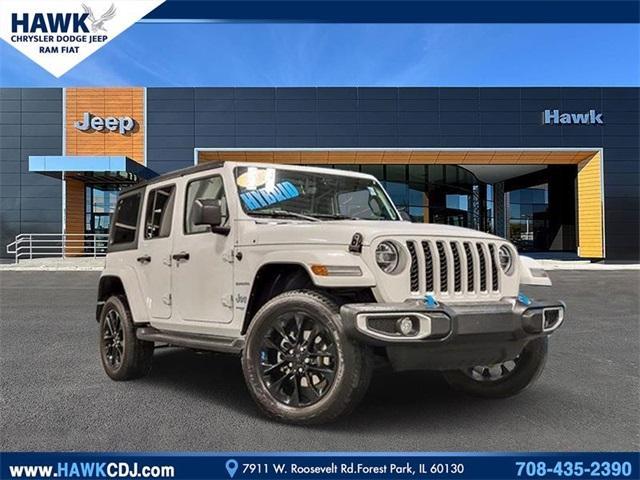 used 2022 Jeep Wrangler Unlimited 4xe car, priced at $32,975