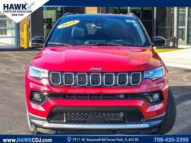 used 2023 Jeep Compass car, priced at $26,494