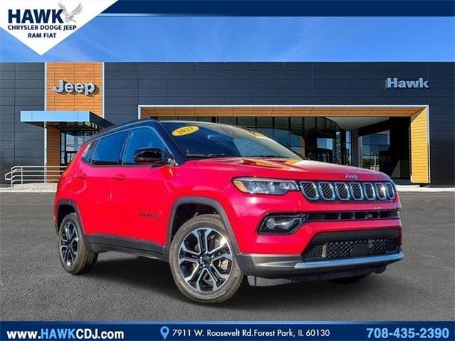 used 2023 Jeep Compass car, priced at $26,494