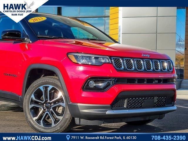 used 2023 Jeep Compass car, priced at $26,494