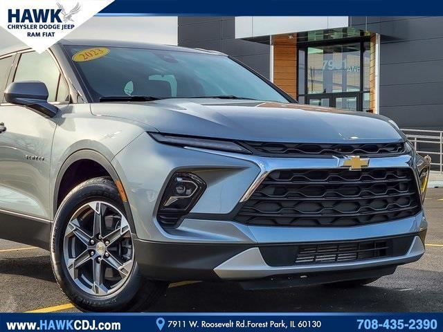 used 2023 Chevrolet Blazer car, priced at $27,596