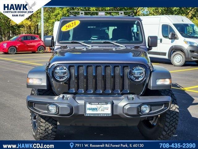 used 2021 Jeep Wrangler Unlimited car, priced at $33,498