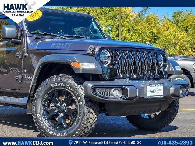 used 2021 Jeep Wrangler Unlimited car, priced at $33,498