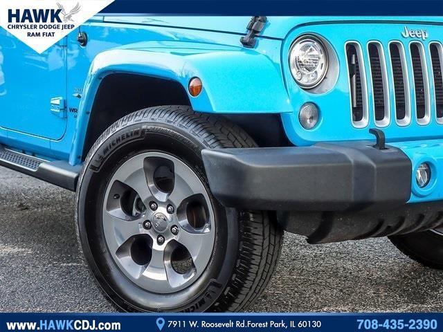 used 2017 Jeep Wrangler Unlimited car, priced at $21,988