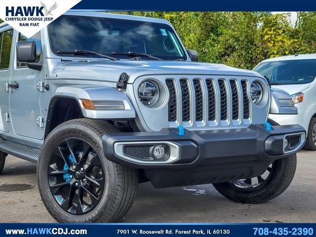 used 2022 Jeep Wrangler Unlimited 4xe car, priced at $33,735