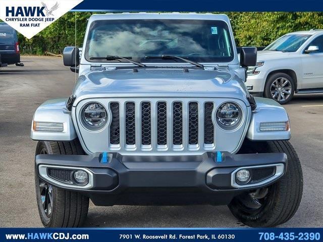 used 2022 Jeep Wrangler Unlimited 4xe car, priced at $33,735