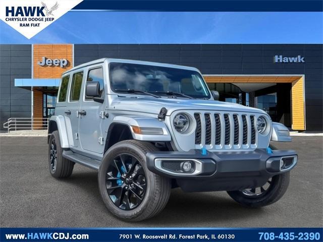 used 2022 Jeep Wrangler Unlimited 4xe car, priced at $33,735