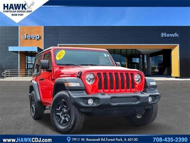 used 2023 Jeep Wrangler car, priced at $31,317