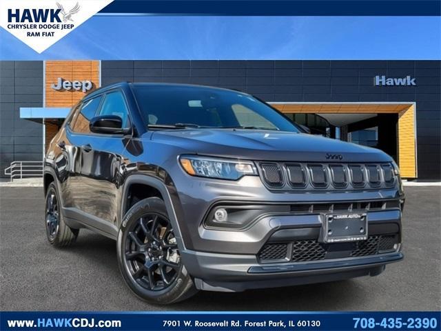 used 2022 Jeep Compass car, priced at $23,470