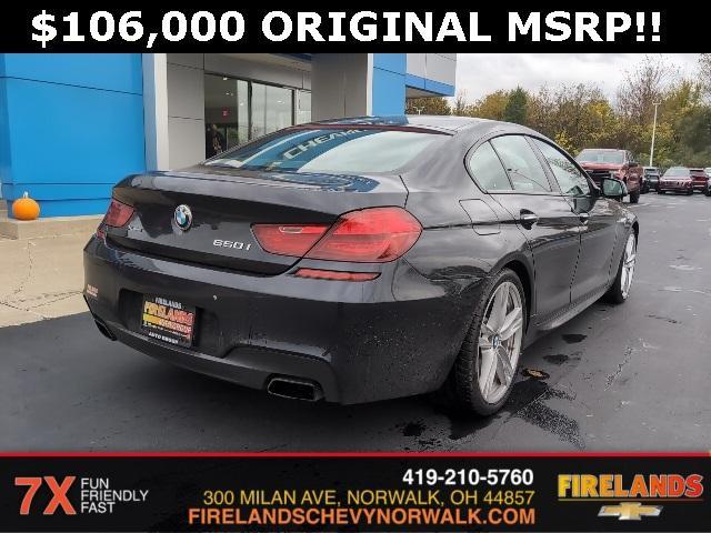 used 2015 BMW 650 Gran Coupe car, priced at $11,500