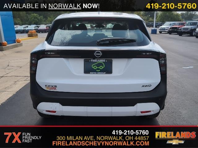 used 2025 Nissan Kicks car, priced at $21,250