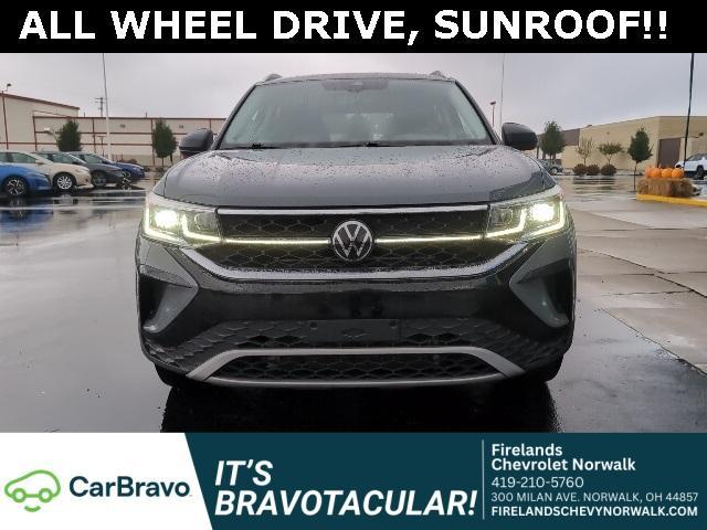 used 2023 Volkswagen Taos car, priced at $22,500