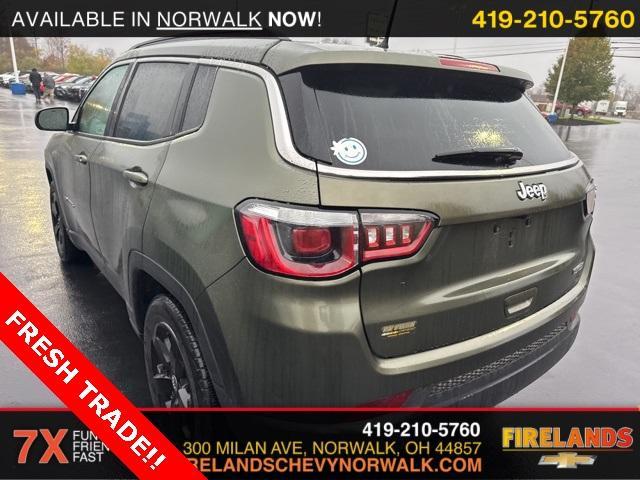 used 2018 Jeep Compass car, priced at $15,000