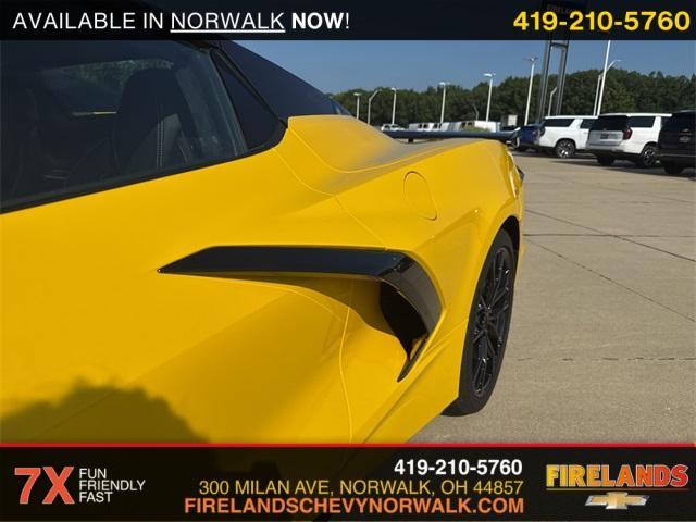 new 2025 Chevrolet Corvette car, priced at $108,455