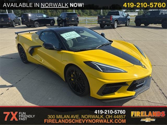 new 2025 Chevrolet Corvette car, priced at $108,455