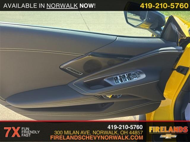 new 2025 Chevrolet Corvette car, priced at $108,455