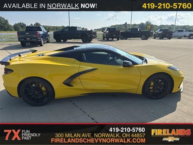 new 2025 Chevrolet Corvette car, priced at $108,455